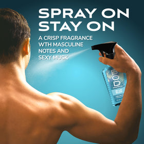 BOD man Spray Corporel Blue Surf 240ml et fruits frais