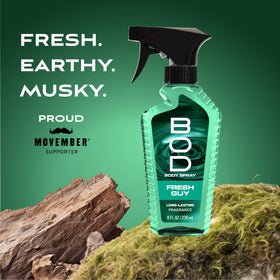 BOD man Spray Corporel Fresh Guy 8 fl oz vue latérale