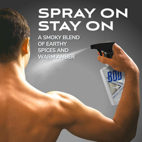 Bod Man spray corporel iconique 8 oz avec étiquette détaillée