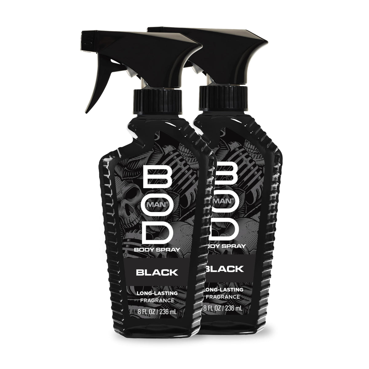 BOD man Spray Corporel Parfumé Black 8 fl oz vue avant