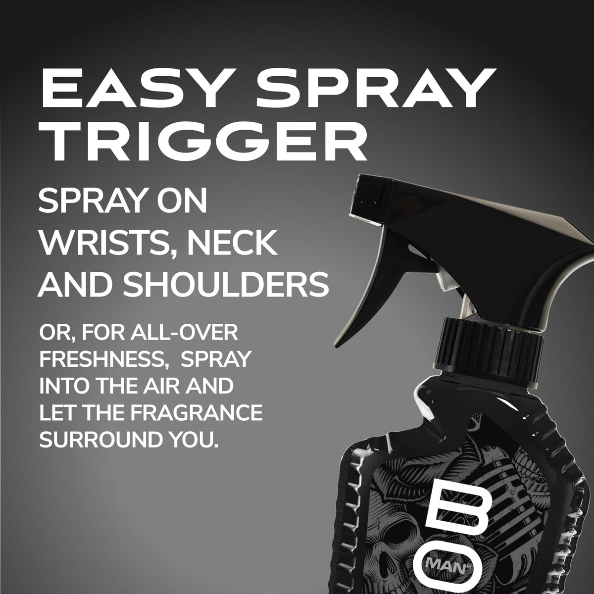 BOD man Spray Corporel Parfumé Black ambiance lifestyle