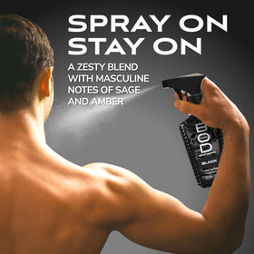 BOD man Spray Corporel Parfumé Black avec accessoires de soins