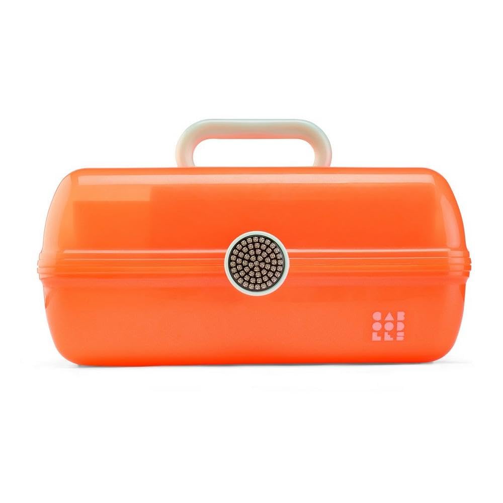 Boîte à maquillage Caboodles On-The-Go Girl Orange Shimmer vue de face
