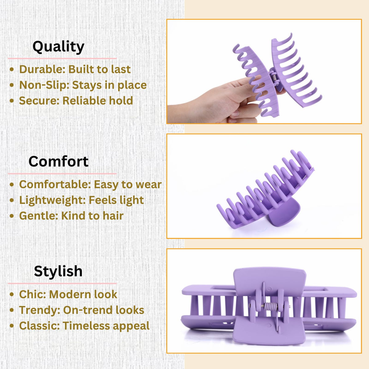 Boîte cadeau des clips à cheveux LuSeren