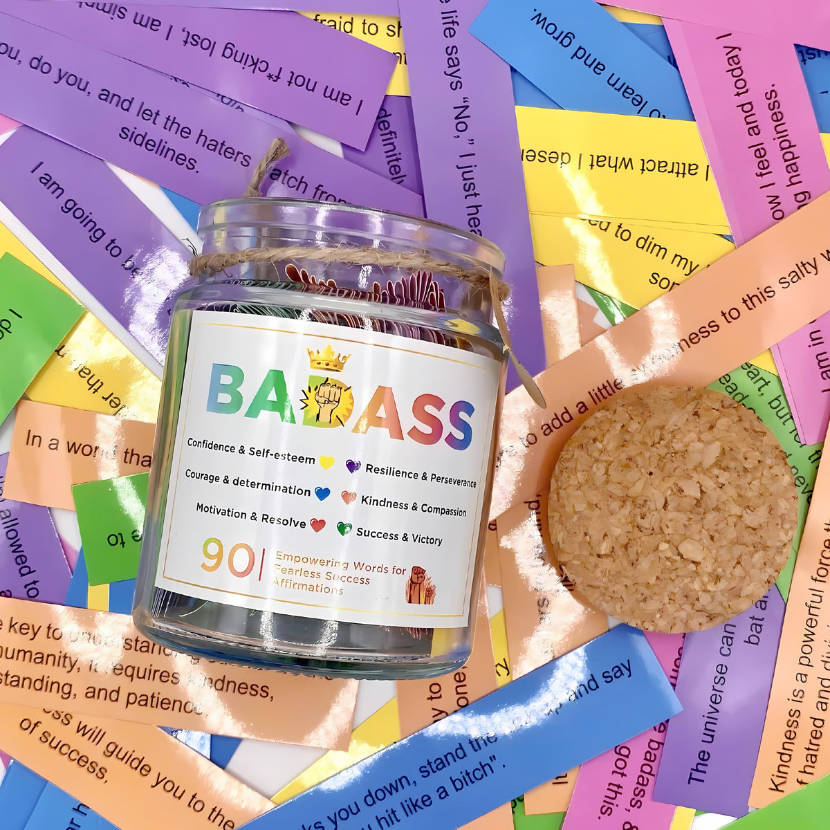 Boîte cadeau du Jar d'Affirmations Positives Musemory