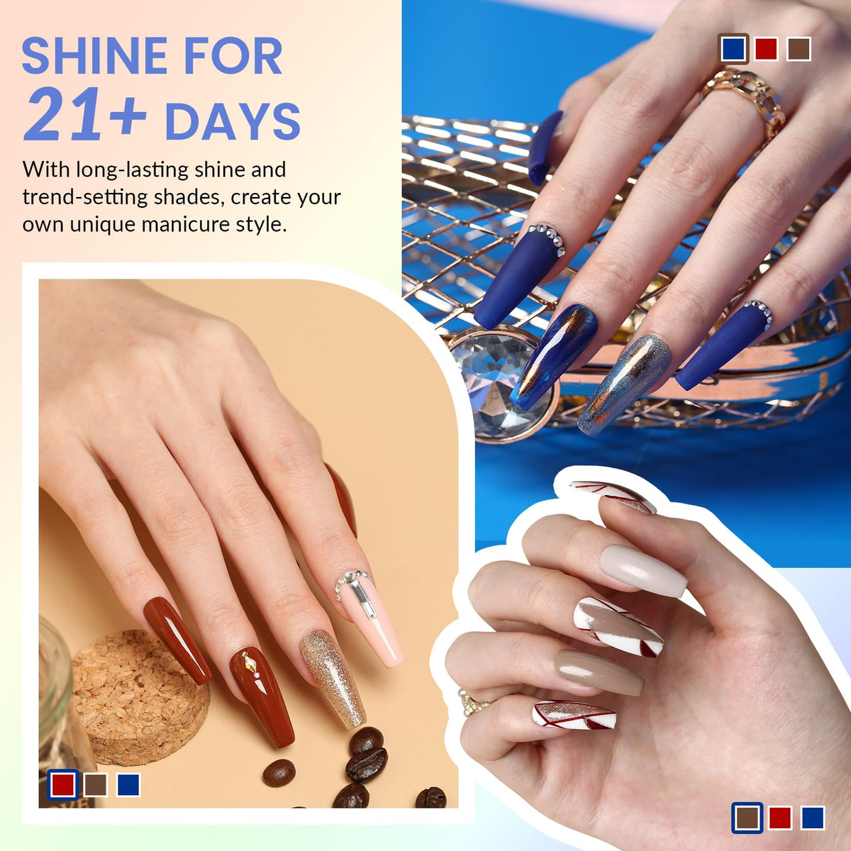 Boîte cadeau du kit de vernis à ongles VANREESA