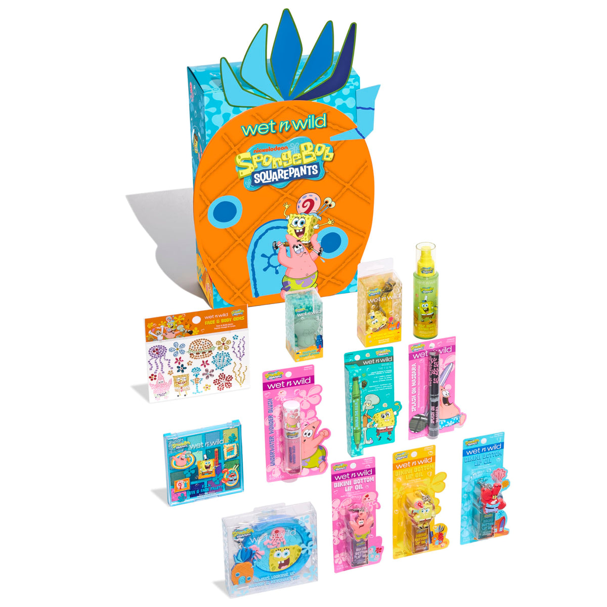 Boîte collector SpongeBob SquarePants de wet n wild vue de face