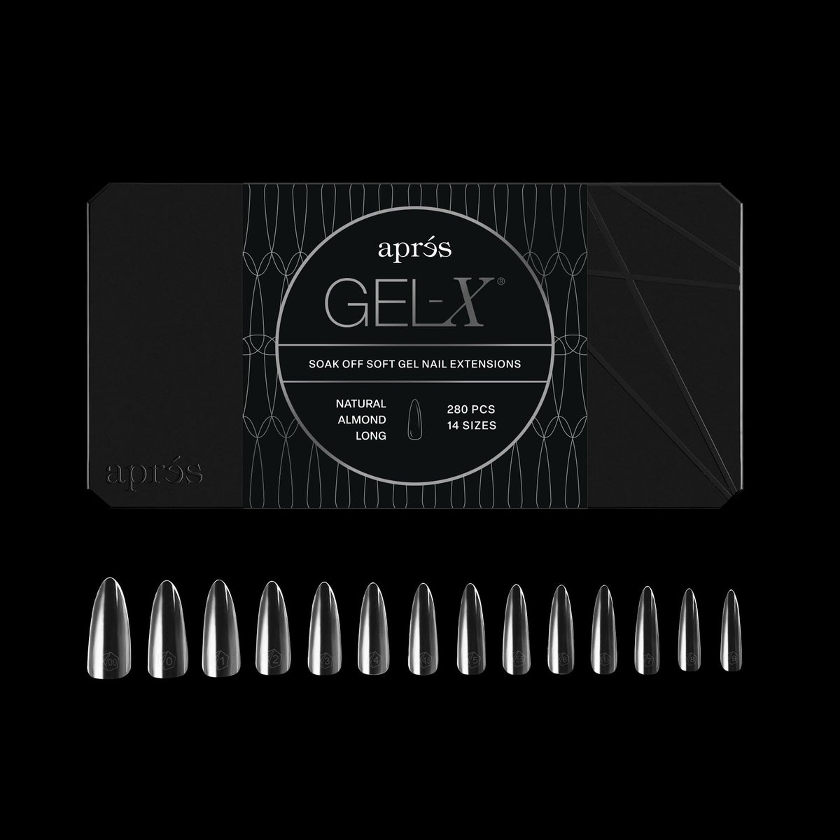 Boîte d'astuces Gel-X APRÉS avec 280 conseils en amande naturelle
