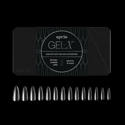 Boîte d'astuces Gel-X APRÉS avec 280 conseils en amande naturelle