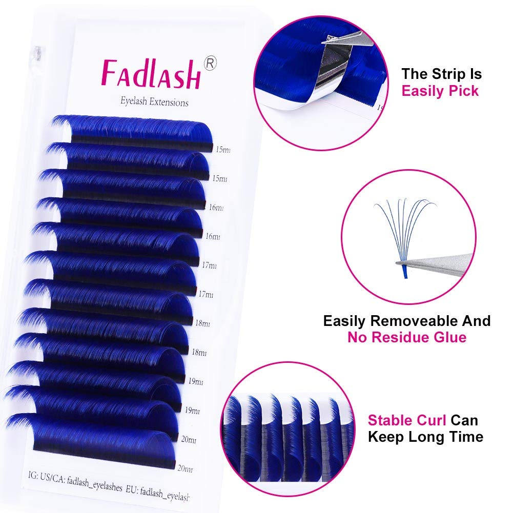 Boîte d'extensions de cils FADLASH avec épanouissement facile