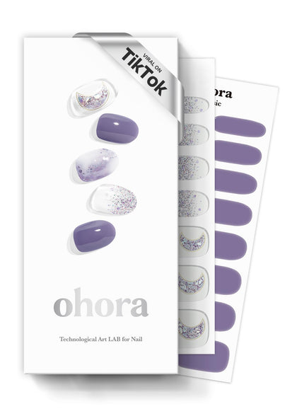 Boîte de bandes de vernis à ongles ohora Goblin Moon avec 30 stickers