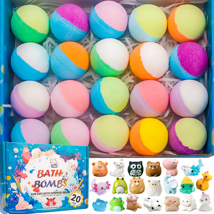 Boîte de bombes de bain GDXINYES avec jouets surprises colorés