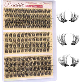 Boîte de faux cils en grappes Ruairie avec 3 styles différents