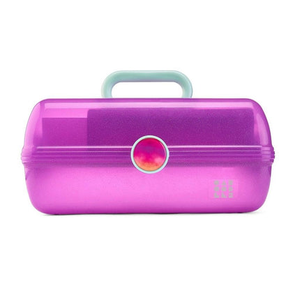 Boîte de maquillage Caboodles On-The-Go Girl vue avant avec miroir intégré