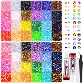 Boîte de rangement avec strass en résine TINKRSTUFF