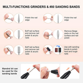 Boîte de rangement de la perceuse à ongles COSITTE
