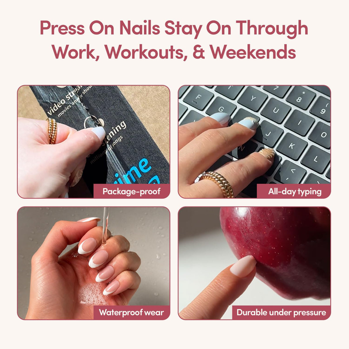 Boîte de rangement des faux ongles Glamnetic