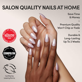 Boîte de rangement des faux ongles Glamnetic avec accessoires