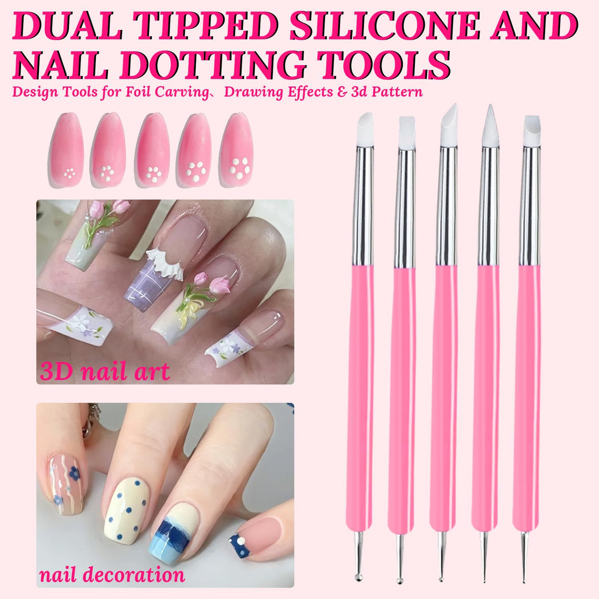 Boîte de rangement du kit nail art ESUOHYM