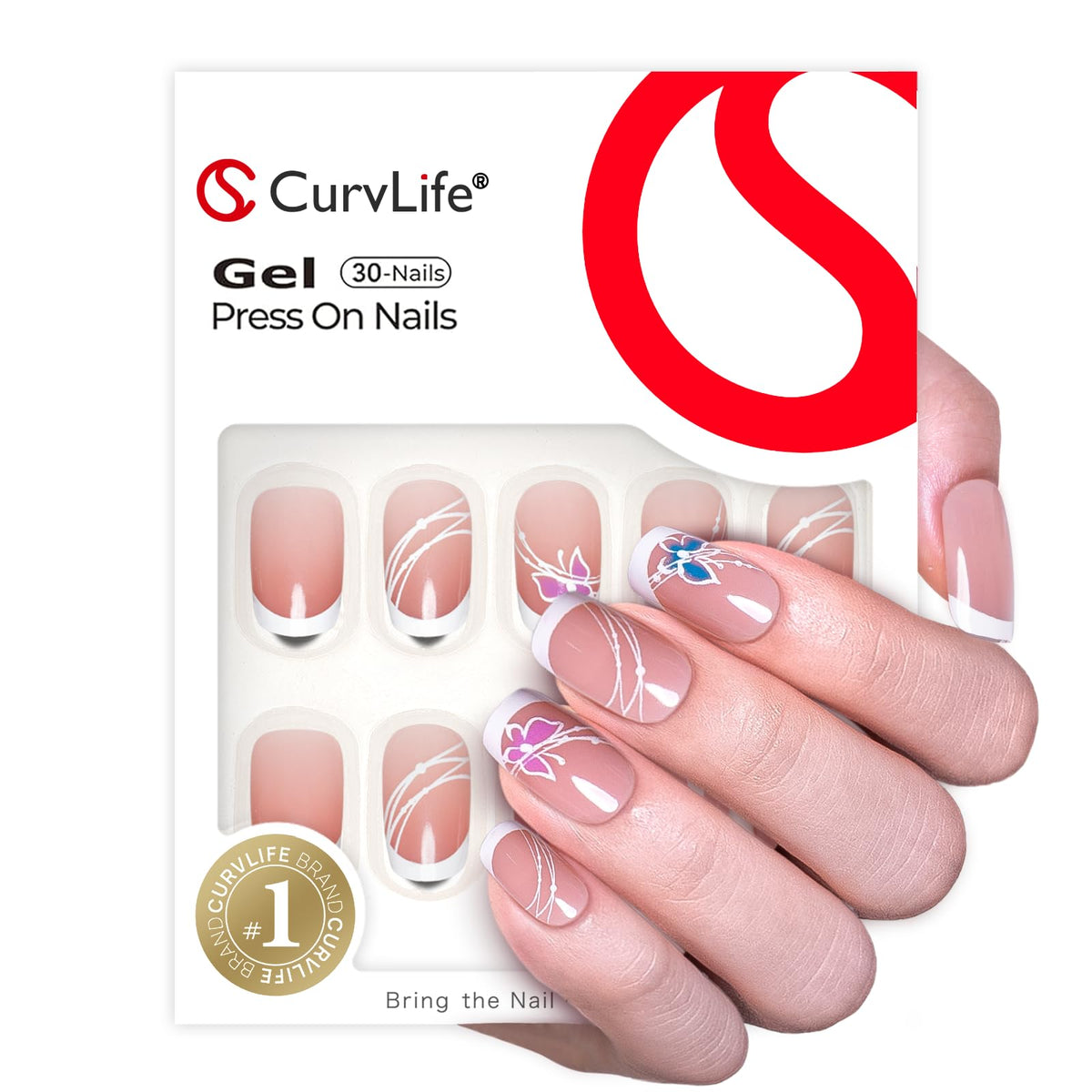 Boîte de rangement pour faux ongles CurvLife