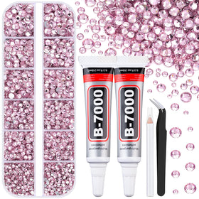 Boîte de rhinestones TINKRSTUFF avec 12 compartiments de différentes tailles