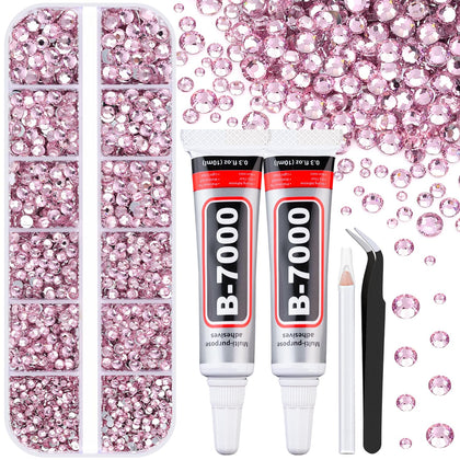 Boîte de rhinestones TINKRSTUFF avec 12 compartiments de différentes tailles