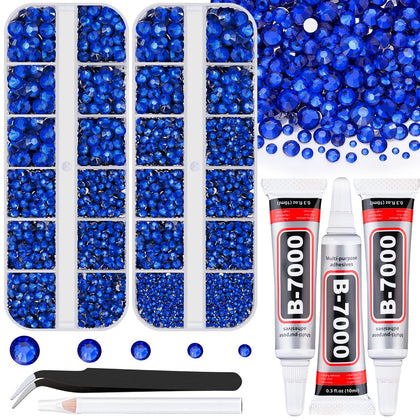 Boîte de rhinestones TINKRSTUFF avec 12 grilles de différentes tailles