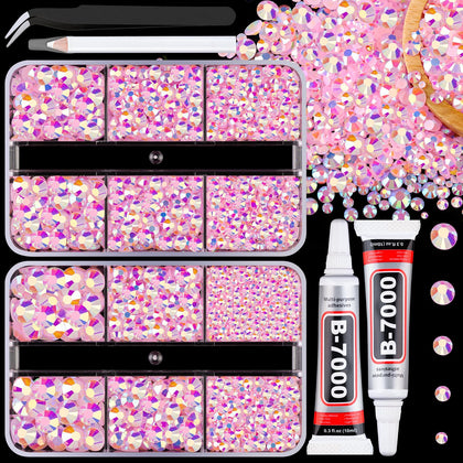 Boîte de strass en résine jelly TINKRSTUFF avec différentes tailles