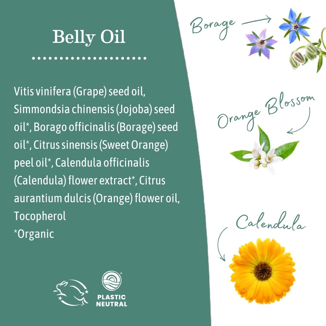 Boîte du Kit de Soins pour le Ventre Earth Mama prête à offrir