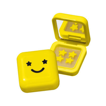 Boîtier compact jaune Starface avec miroir et 32 patchs Hydro-Stars
