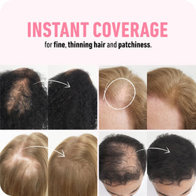 Boldify Fibres Capillaires Blonde Moyen 56,5g application sur cheveux