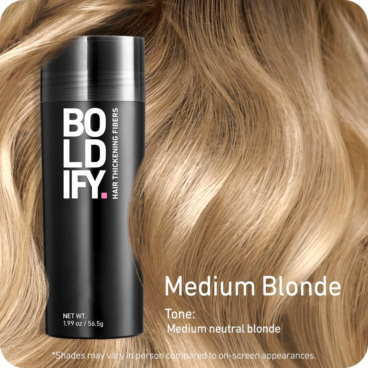 Boldify Fibres Capillaires Blonde Moyen 56,5g packaging