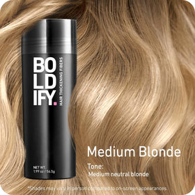 Boldify Fibres Capillaires Blonde Moyen 56,5g packaging