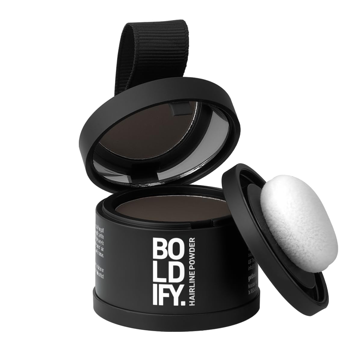 Boldify Poudre de Cheveux Retouche Racines Châtain Clair 4g vue de face