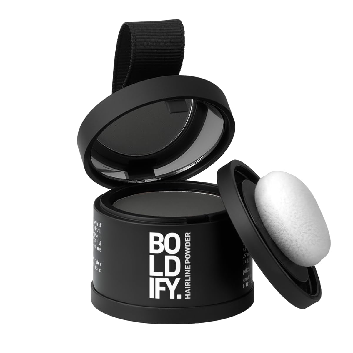 Boldify Poudre de Cheveux Retouche Racines Gris Foncé 4g vue de face