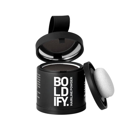 Boldify Poudre de Couverture Racines Marron Cendré 10g vue avant