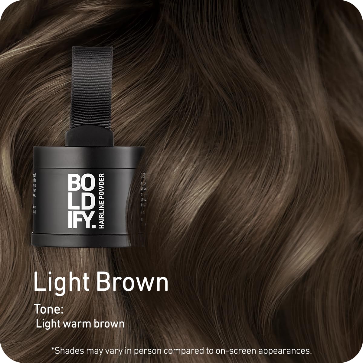 Boldify Poudre pour Racines 4g châtain clair avec applicateur