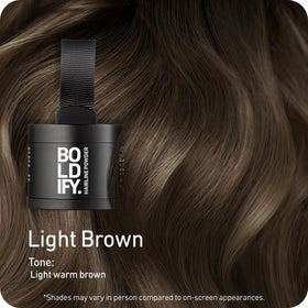 Boldify Poudre pour Racines 4g châtain clair avec applicateur