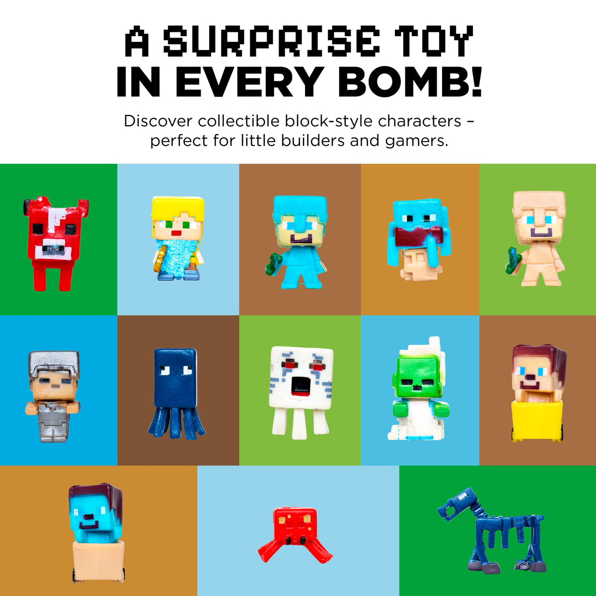 Bombe de bain Creeper Crunch avec couleurs vives