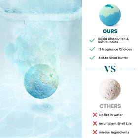 Bombe de bain ZenBombs en dissolution dans l'eau
