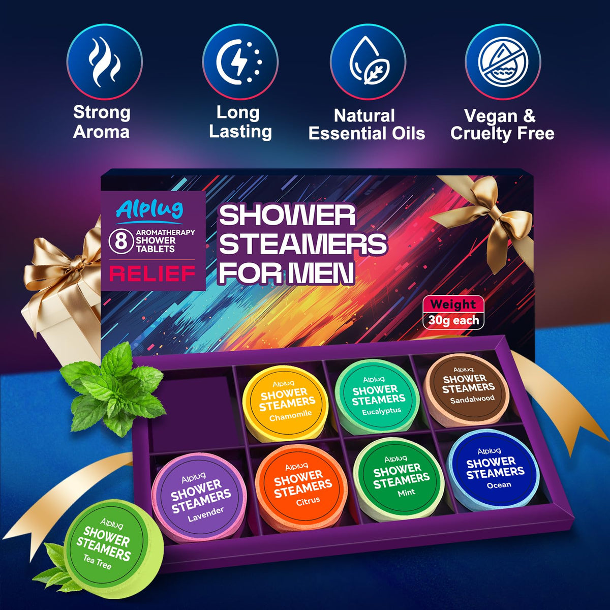 Bombe de douche ALPLUG parfum lavande