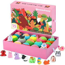 Bombes de bain BloomFizzy Aventure Jungle 15 pièces en emballage coloré
