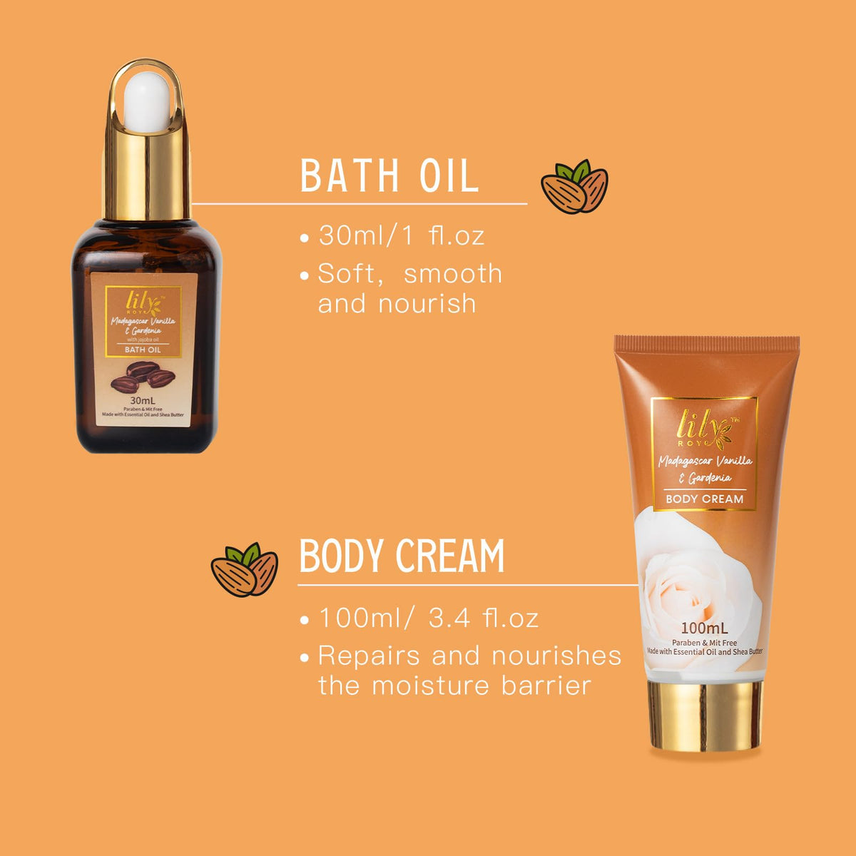 Bombes de bain de 150 g du coffret spa LILY ROY
