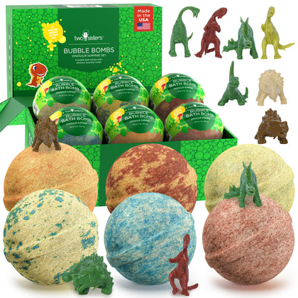 Bombes de bain dinosaure Two Sisters en pack de 6