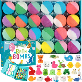 Bombes de bain JOFEI pour enfants dans un emballage coloré