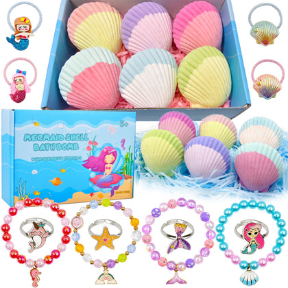 Bombes de bain sirène usand en boîte colorée