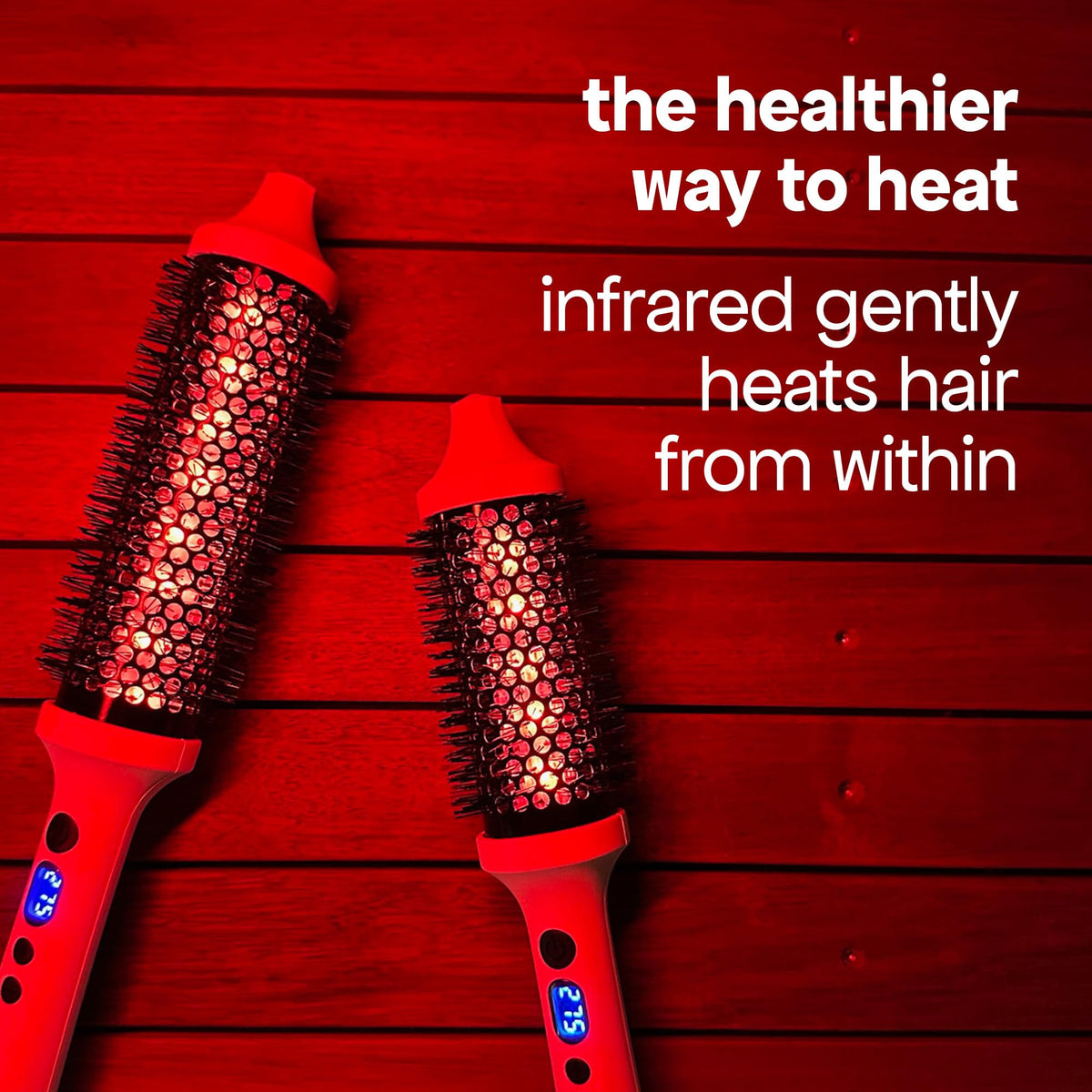 BONDIBOOST Brosse thermique infrarouge détail des soies