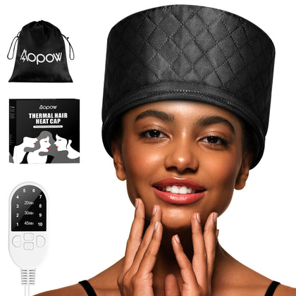 Bonnet chauffant aopow vue de face avec design moderne