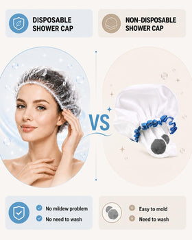 Bonnet de douche Auban en utilisation dans un salon de coiffure