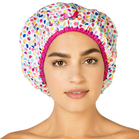 Bonnet de douche Betty Dain modèle Deco Dots vue de face
